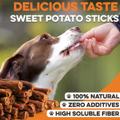 BRUTUS & BARNABY friandises sans cereales patate douce, option naturelle pour chien.