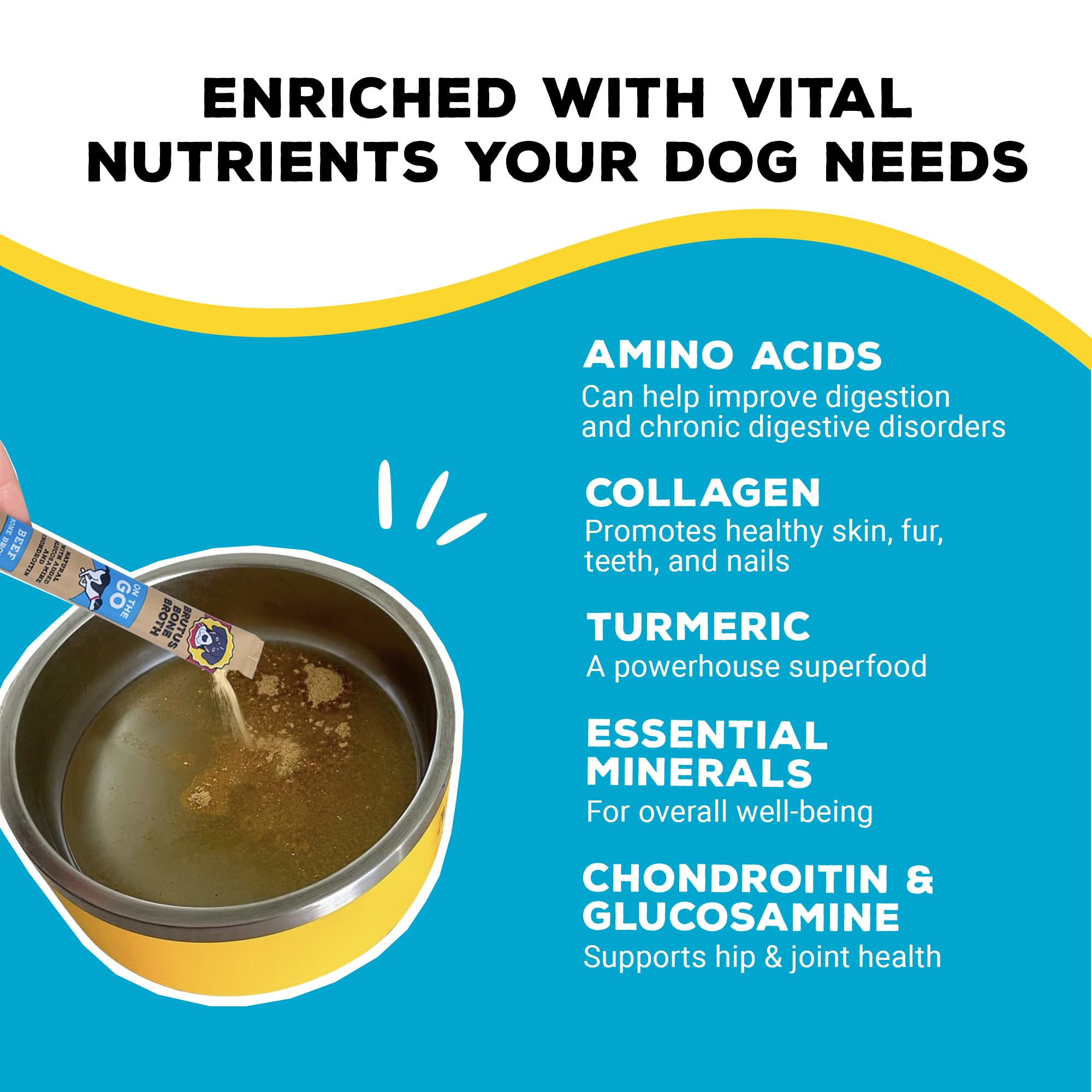 Emballage recyclable de Brutus Bone Broth
