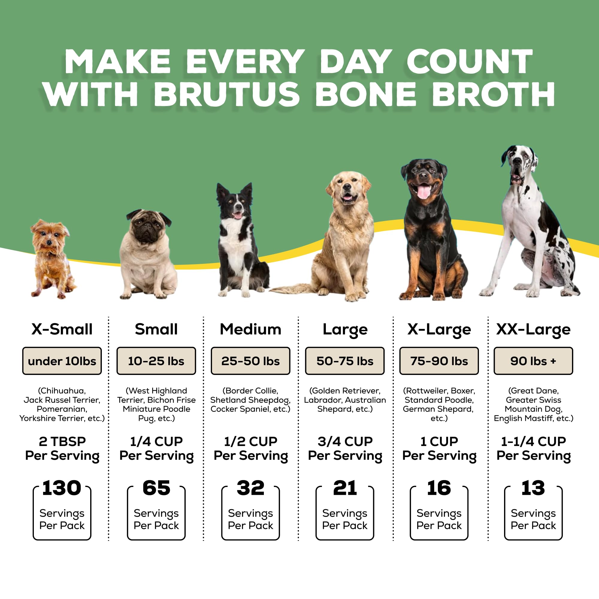 Bol de chien avec Bouillon Brutus, bouillon appétissant et sain