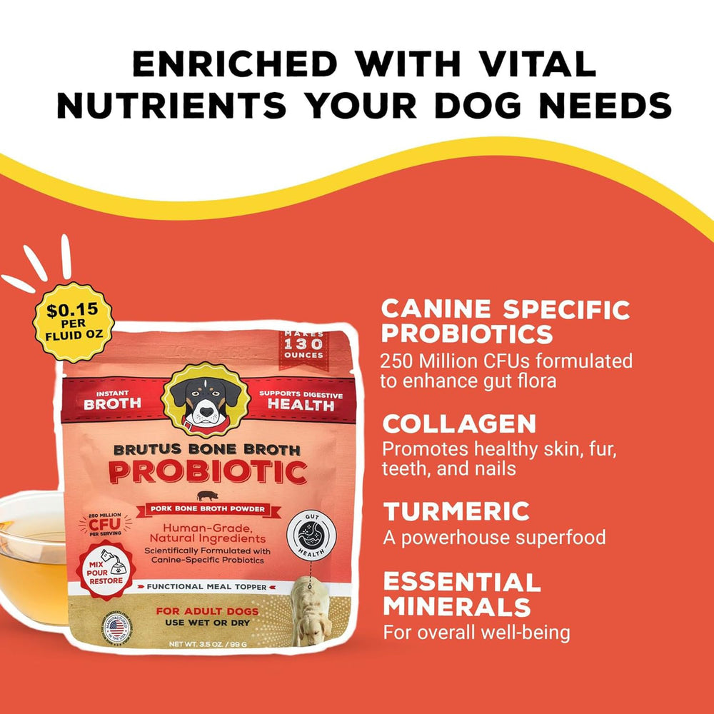 Brutus Broth ingredients-clean : ingrédients propres et sans additifs.