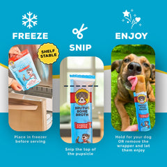 Brutus Brothcicles: friandise fraîche et glacée pour chien.