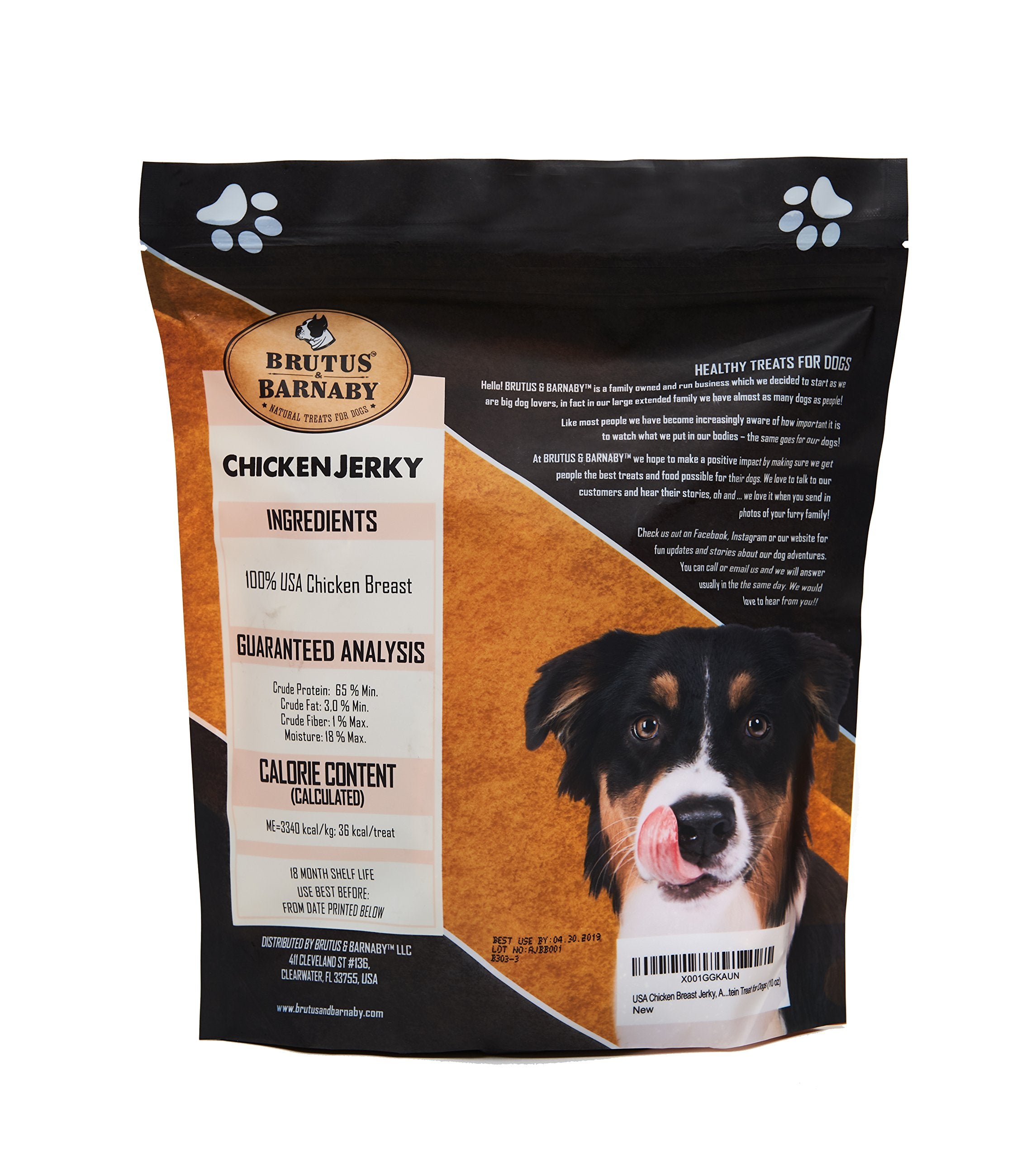 BRUTUS ET BARNABY croquant-tranche poulet seche – portions adaptees pour petits chiens