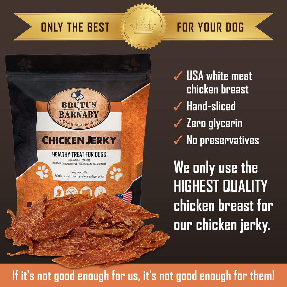 BRUTUS ET BARNABY detail texture tranche poulet seche – aspect croquant