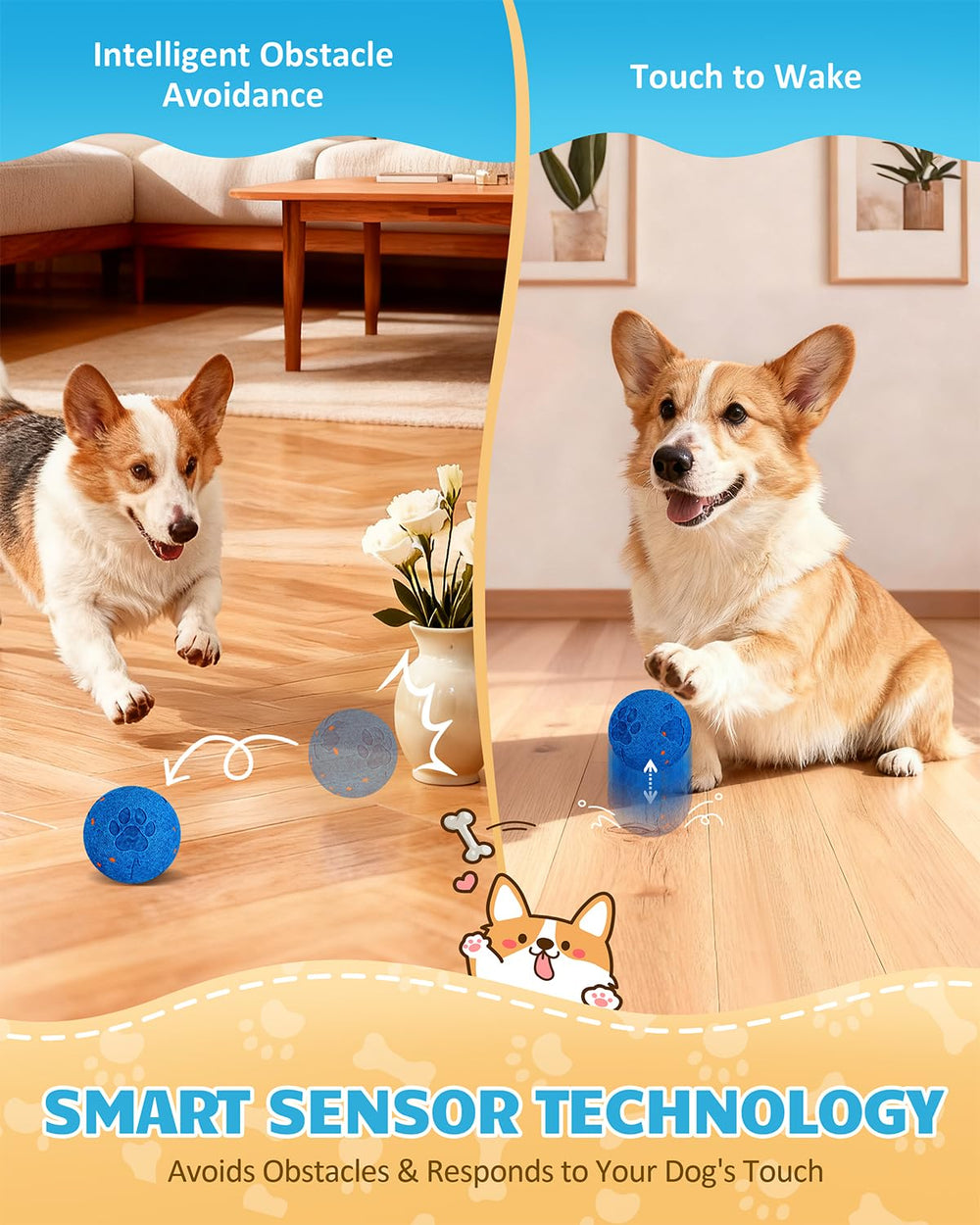 Bryxkla ball étanche IPX7 adaptée au jeu intérieur et extérieur