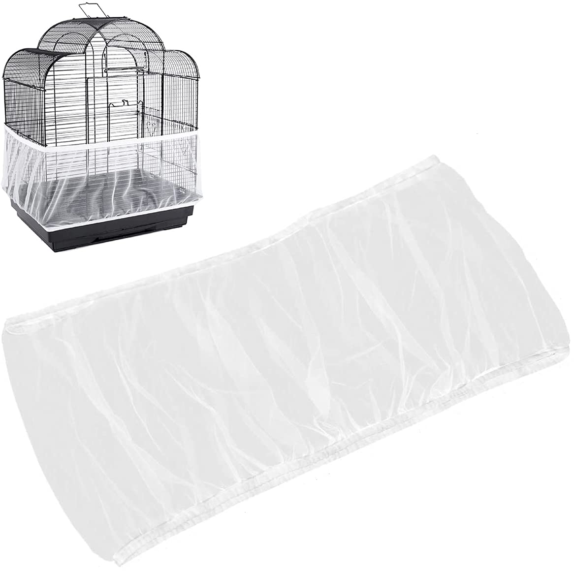 BSBMIEQM capteur de graines en nylon autour de la cage.