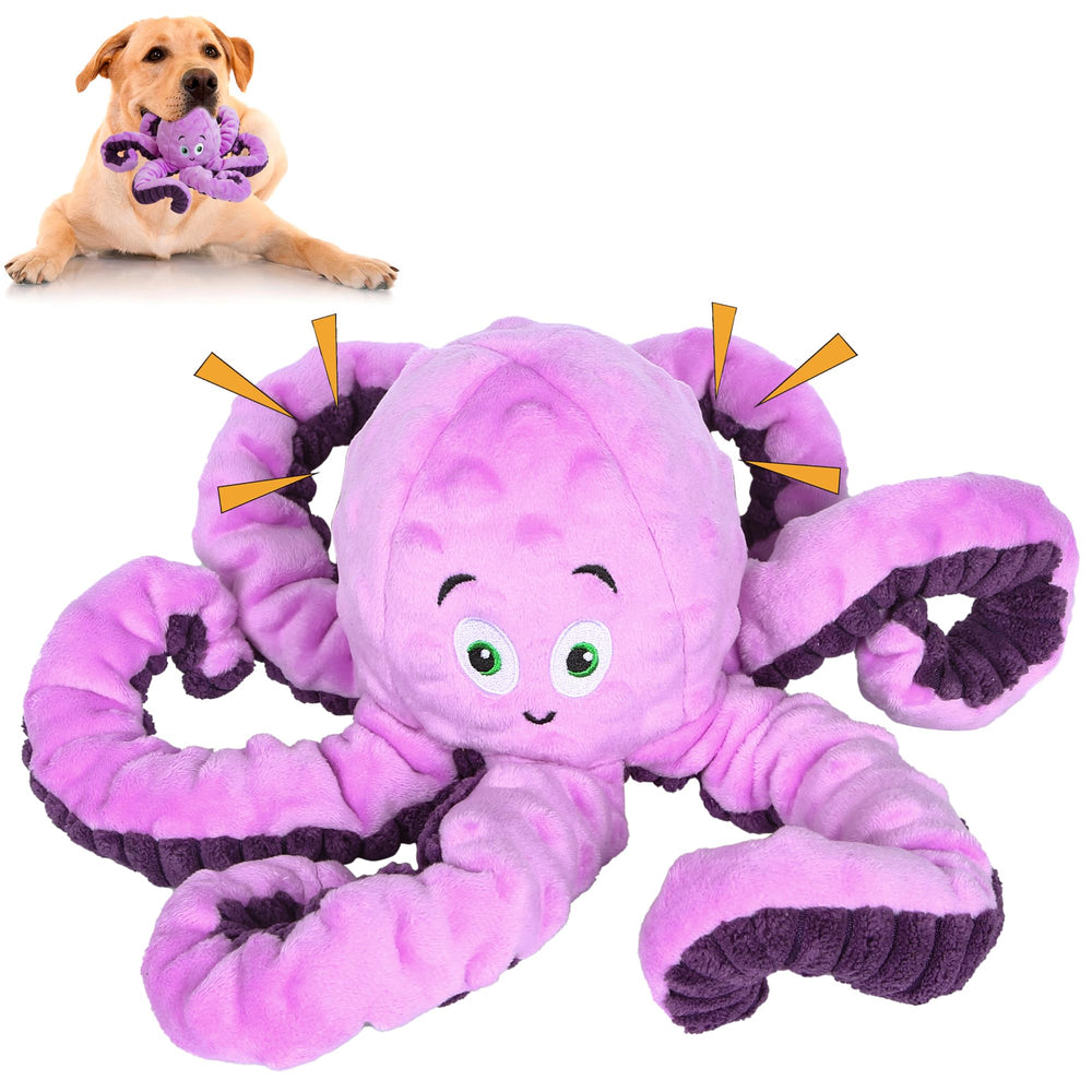 Jouet pieuvre sifflet intégré de Bttfere pour stimulation ludique