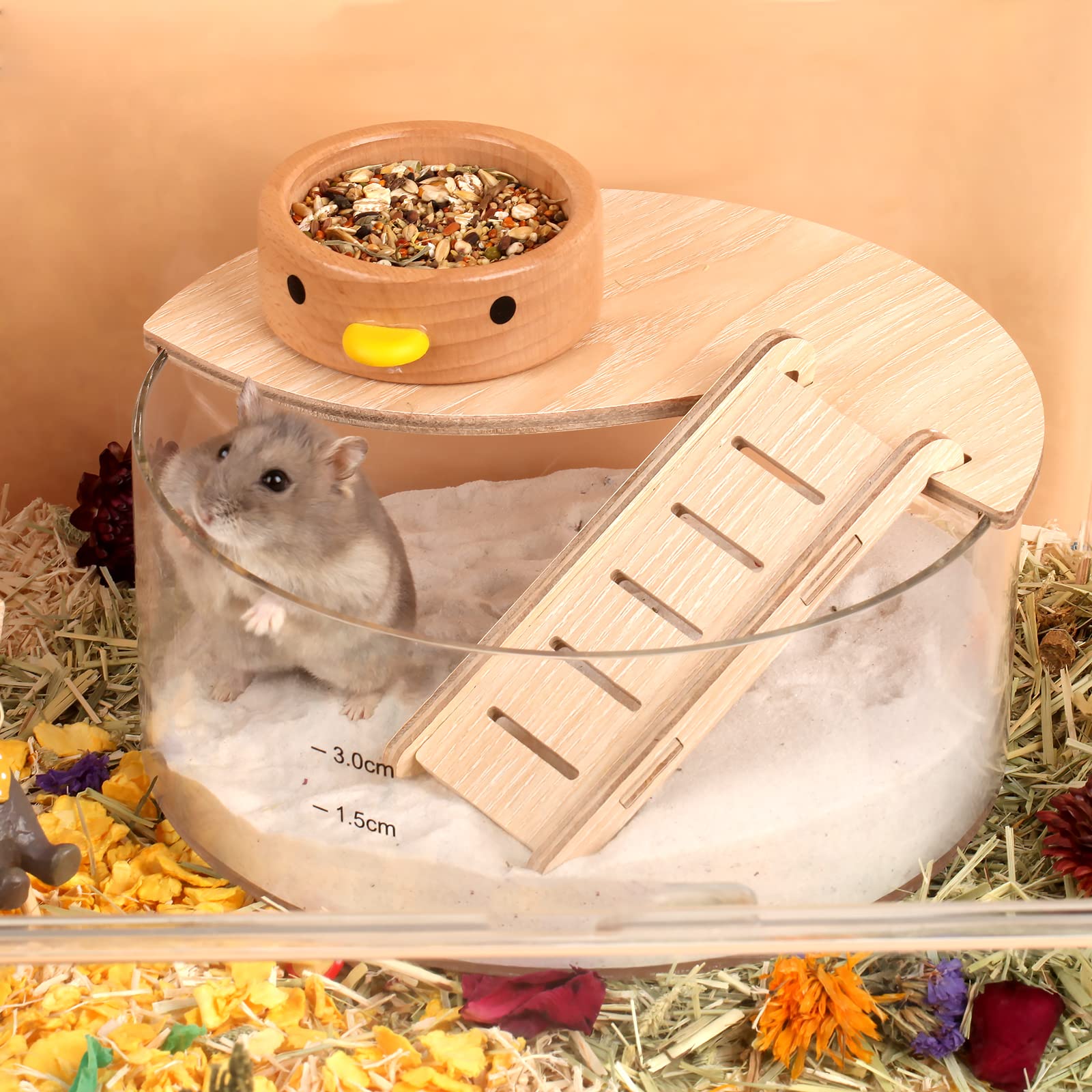 BUCATSTATE format pratique de sable pour bain, versement facile