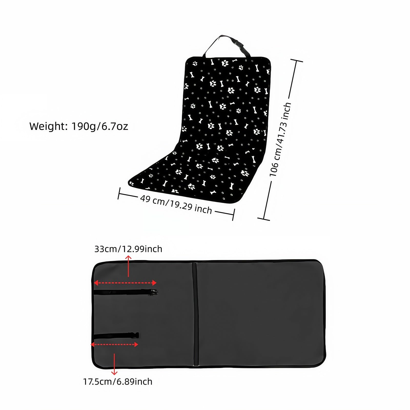 Bubble-Fly tapis de voyage imperméable: nettoyage rapide après les trajets.