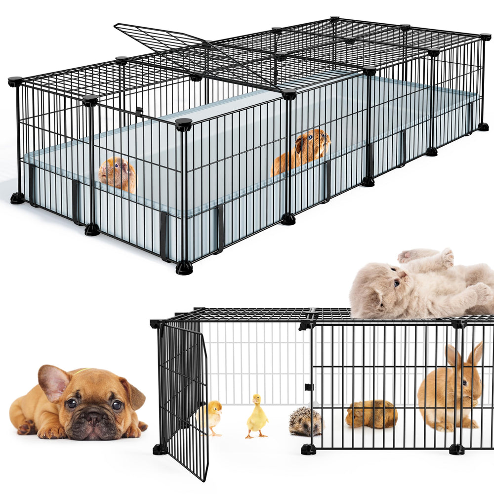 BUCATSTATE cage cochon-d-inde ensemble pour deux, espace spacieux et sûr.
