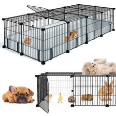 BUCATSTATE cage cochon-d-inde ensemble pour deux, espace spacieux et sûr.