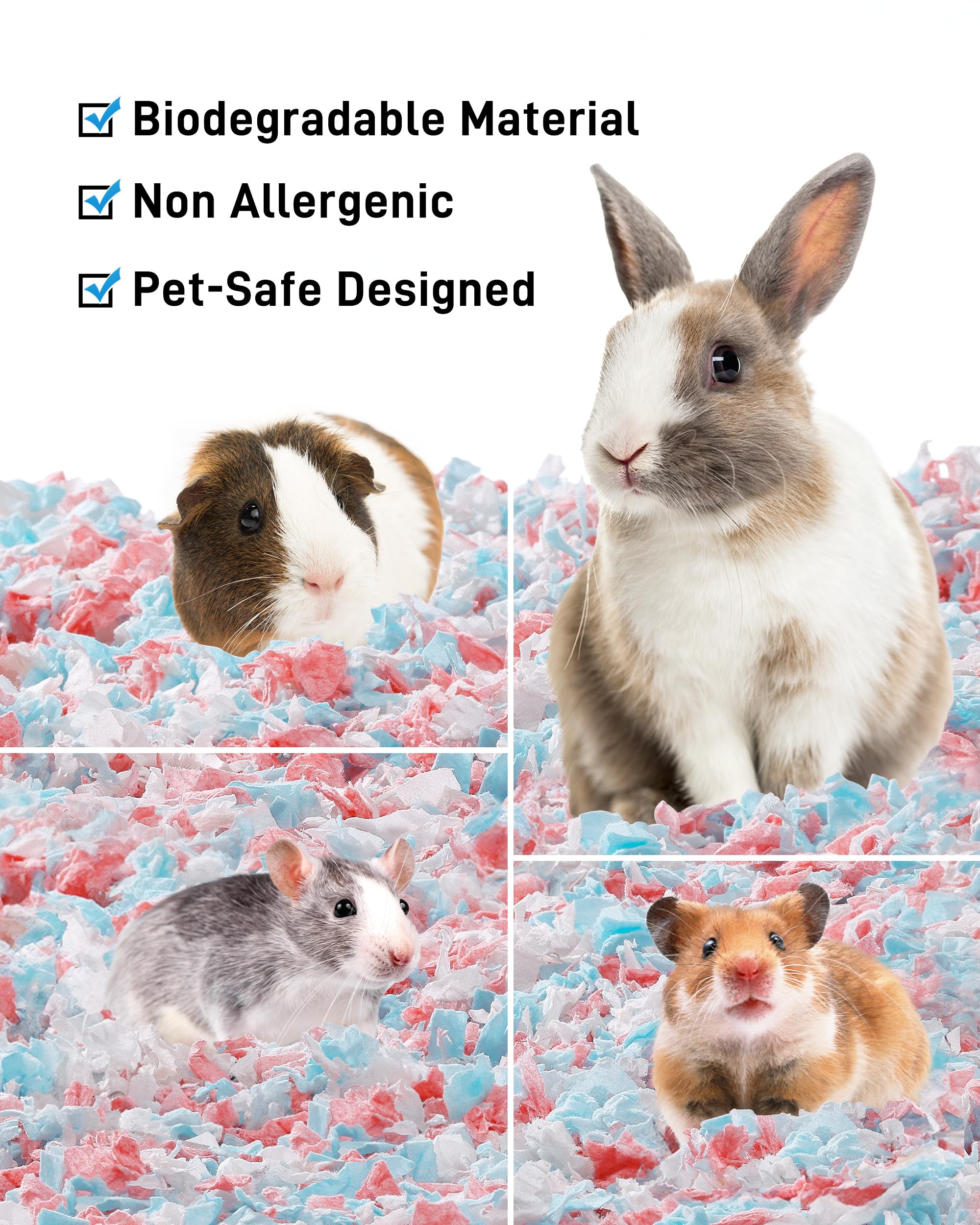 Certification FSC Bucatstate, litière naturelle et durable pour petits animaux.