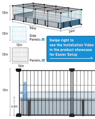 BUCATSTATE montage-rapide-cage, installation simple et rapide.