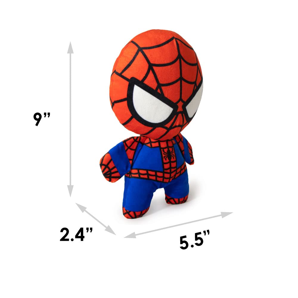 Jouet Buckle-Down chien en action Spider-Man, jeu actif et stimulation mentale.