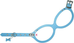 Harnais BUDDY BELT Pebble Grain Bleu, vue avant, réduction du stress sur le cou.