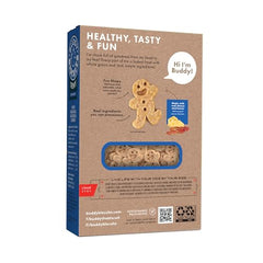 Friandises mini bacon fromage Buddy Biscuits adaptées aux petites mâchoires.