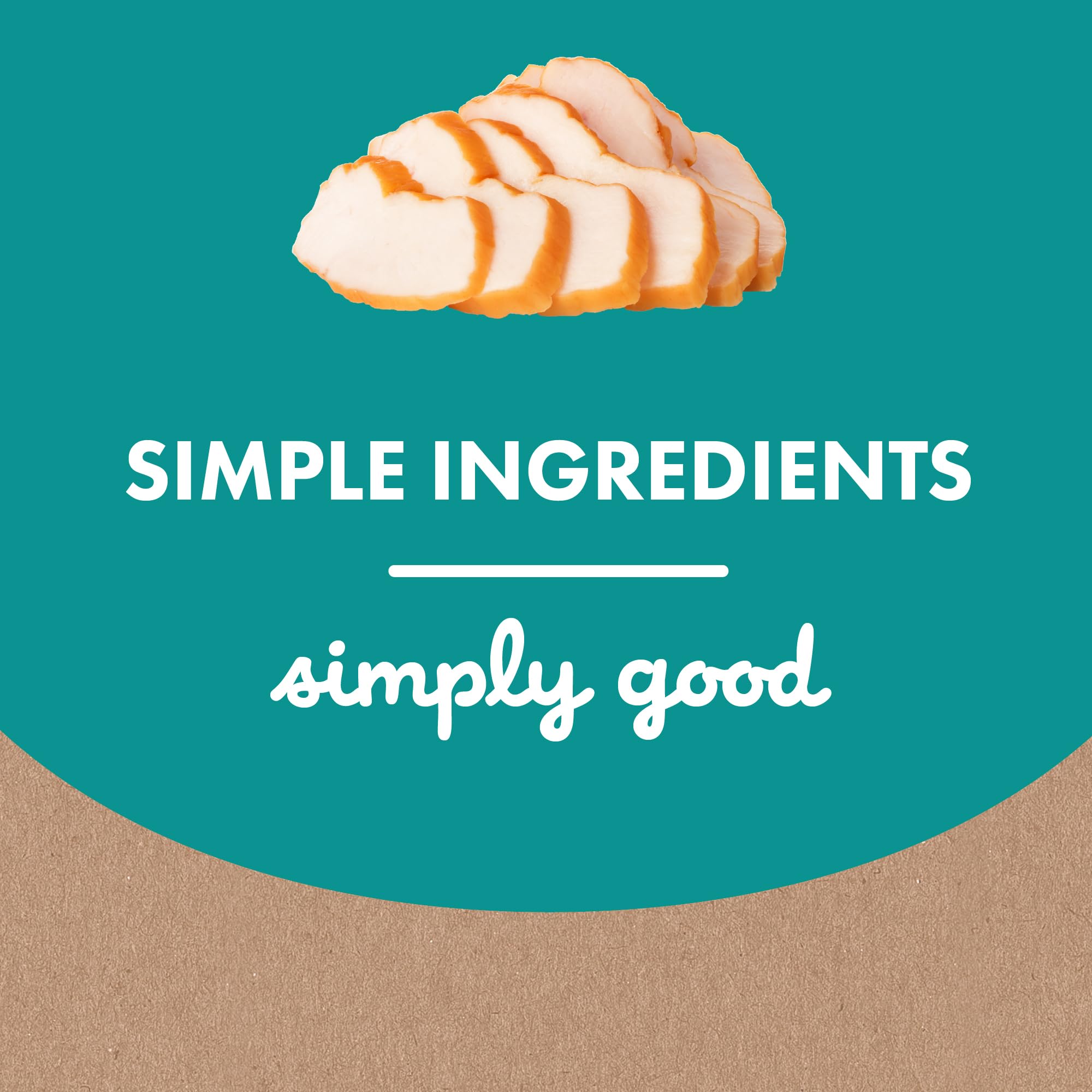 Ingrédients poulet naturel dans Buddy Boosters, goût savoureux.