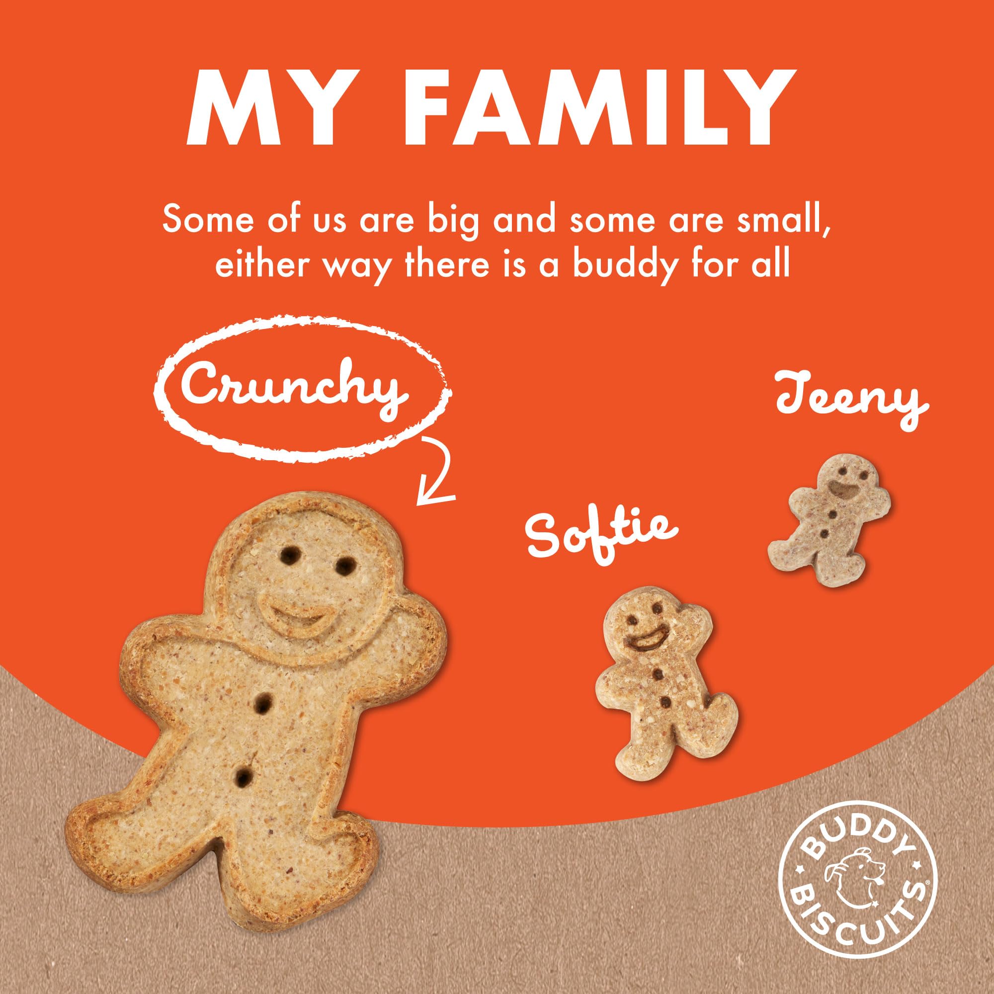 Buddy Biscuits : emballage pratique, prêt à offrir.