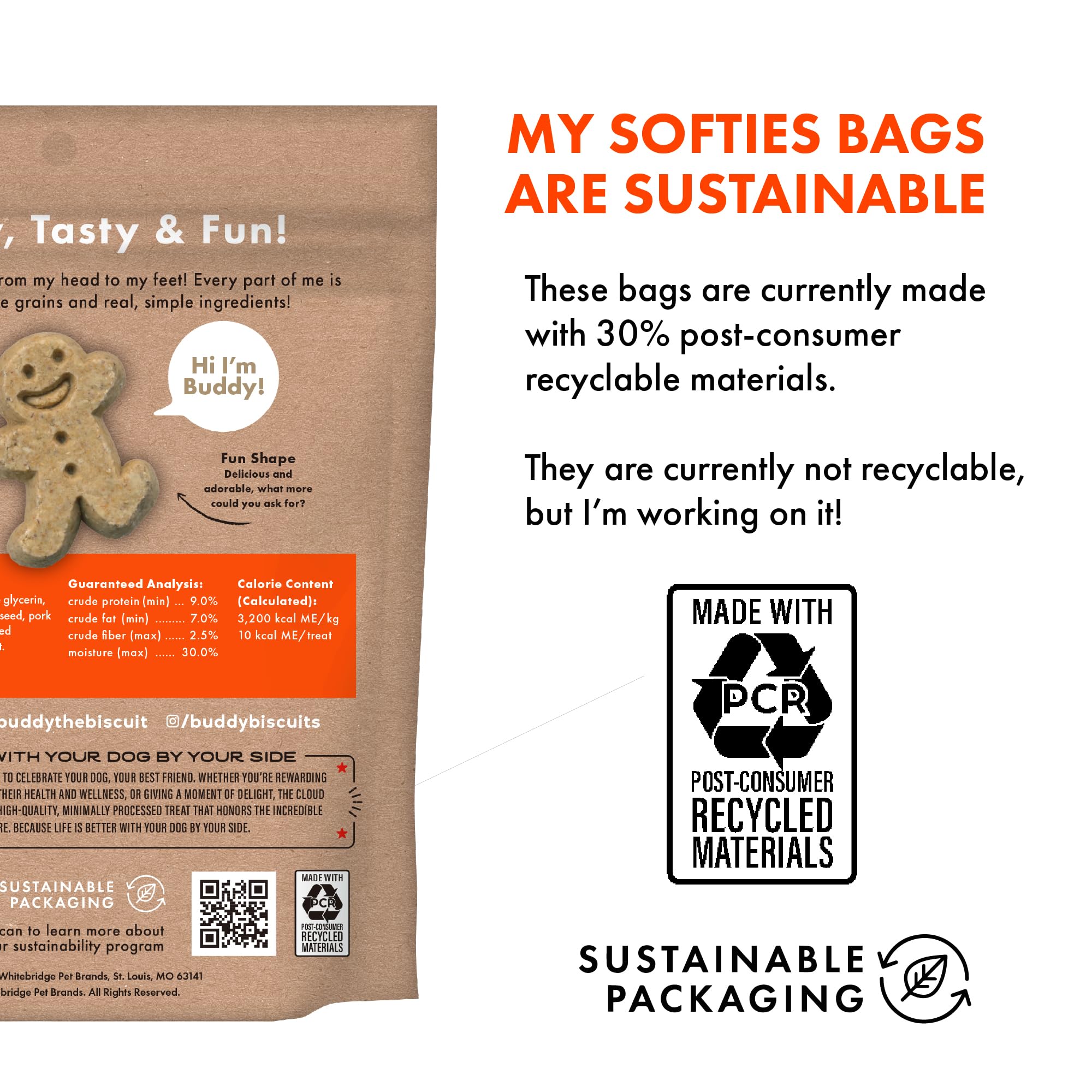 Buddy Biscuits – emballage pratique pour les déplacements et le rangement