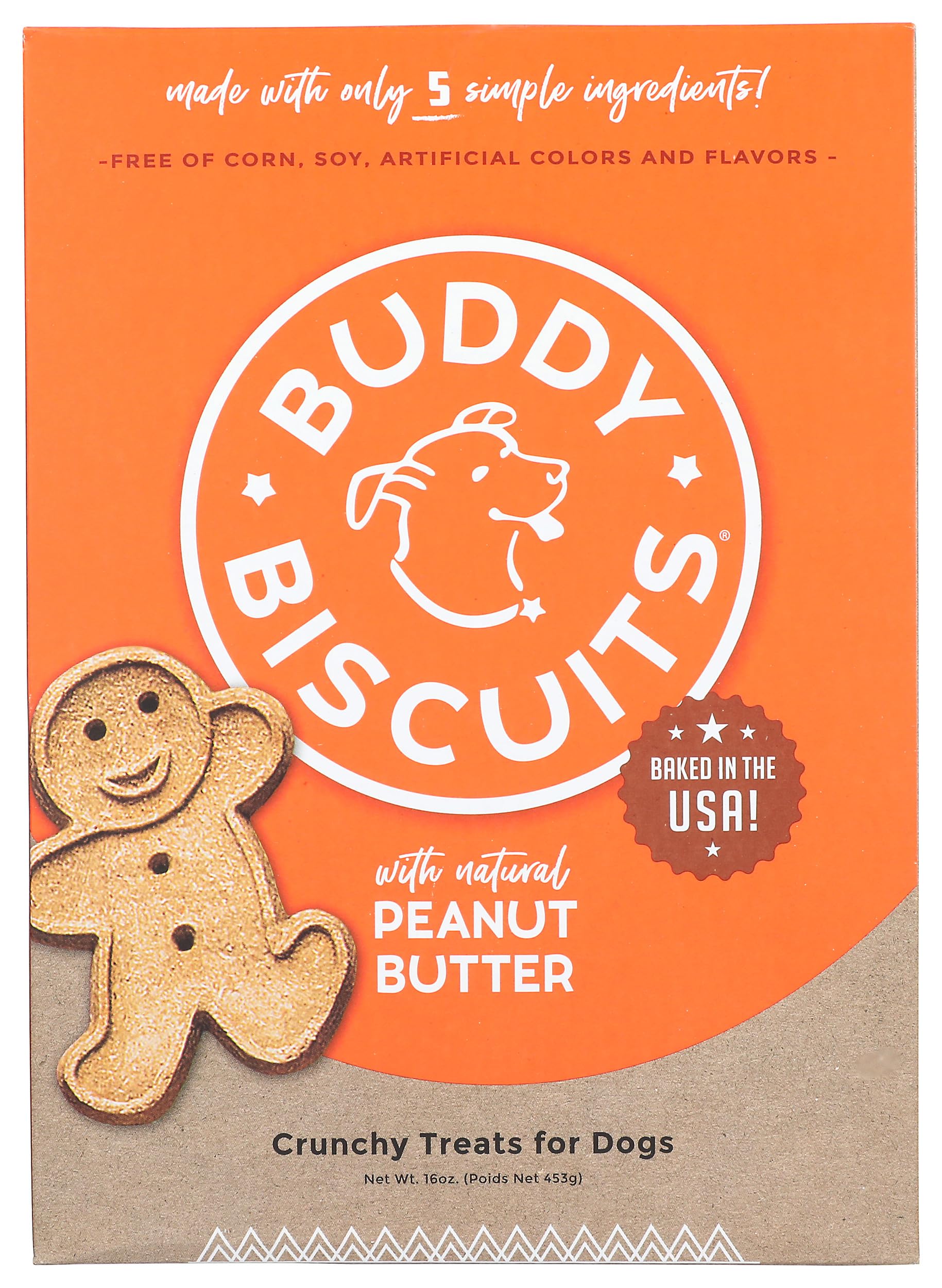Buddy Biscuits : fabriqué aux États‑Unis avec des ingrédients de qualité.