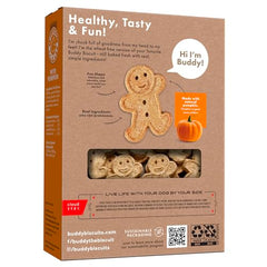 Buddy Biscuits: forme gingerkid, détail mignon qui attire l’œil.