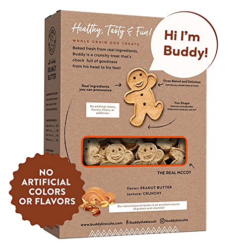Buddy Biscuits Grains entiers, choix sain pour les chiens.