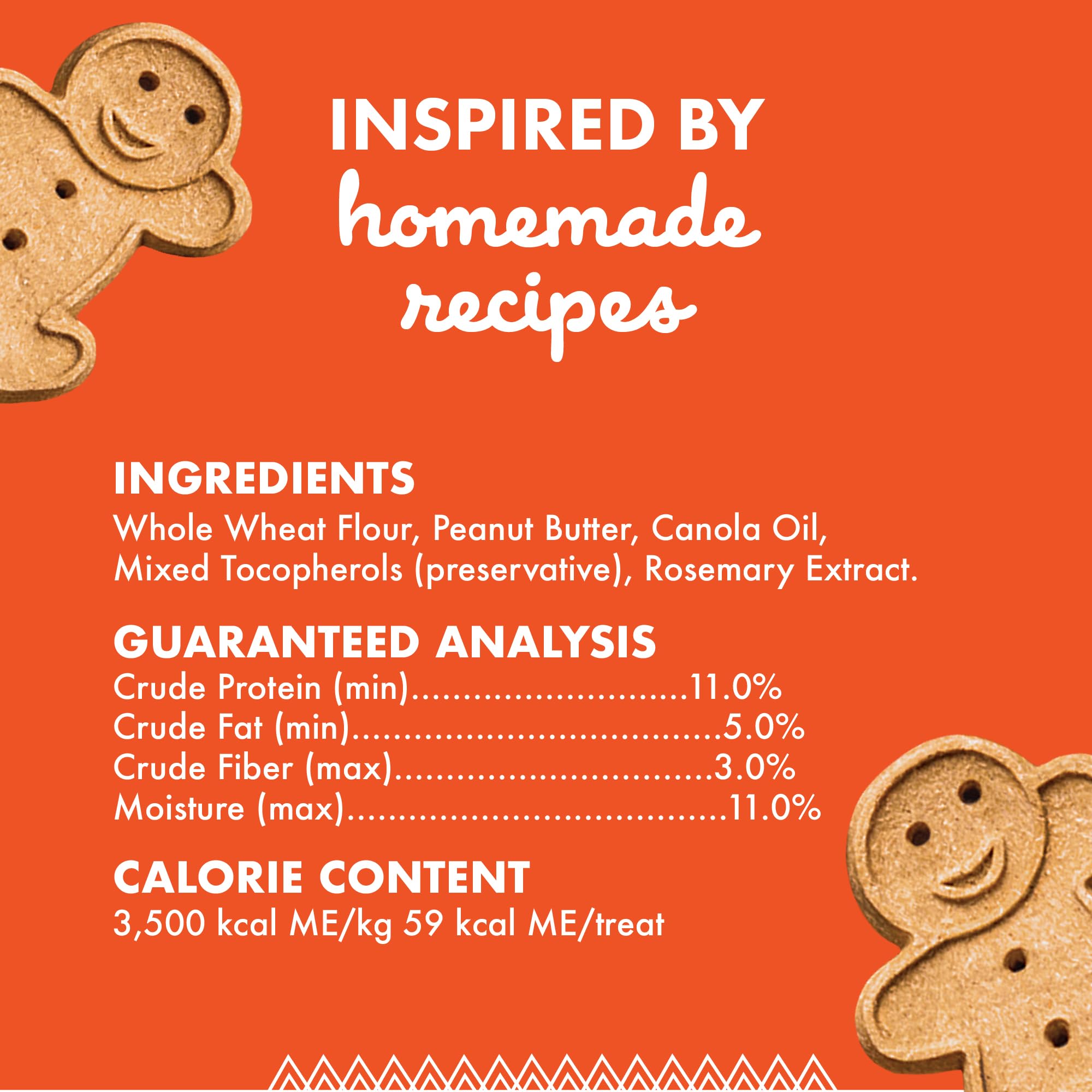 Buddy Biscuits : ingrédients simples (5) pour une gâterie pratique.