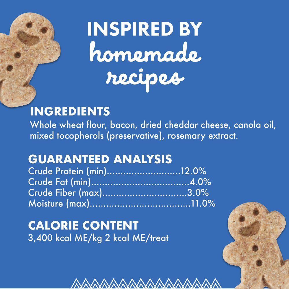 Ingrédients simples en six éléments présentés par Buddy Biscuits.