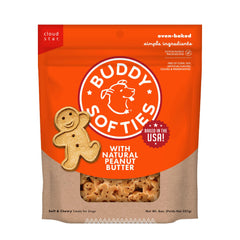 Buddy Biscuits – sachet 8 oz, friandises moelleuses au beurre de cacahuète naturel