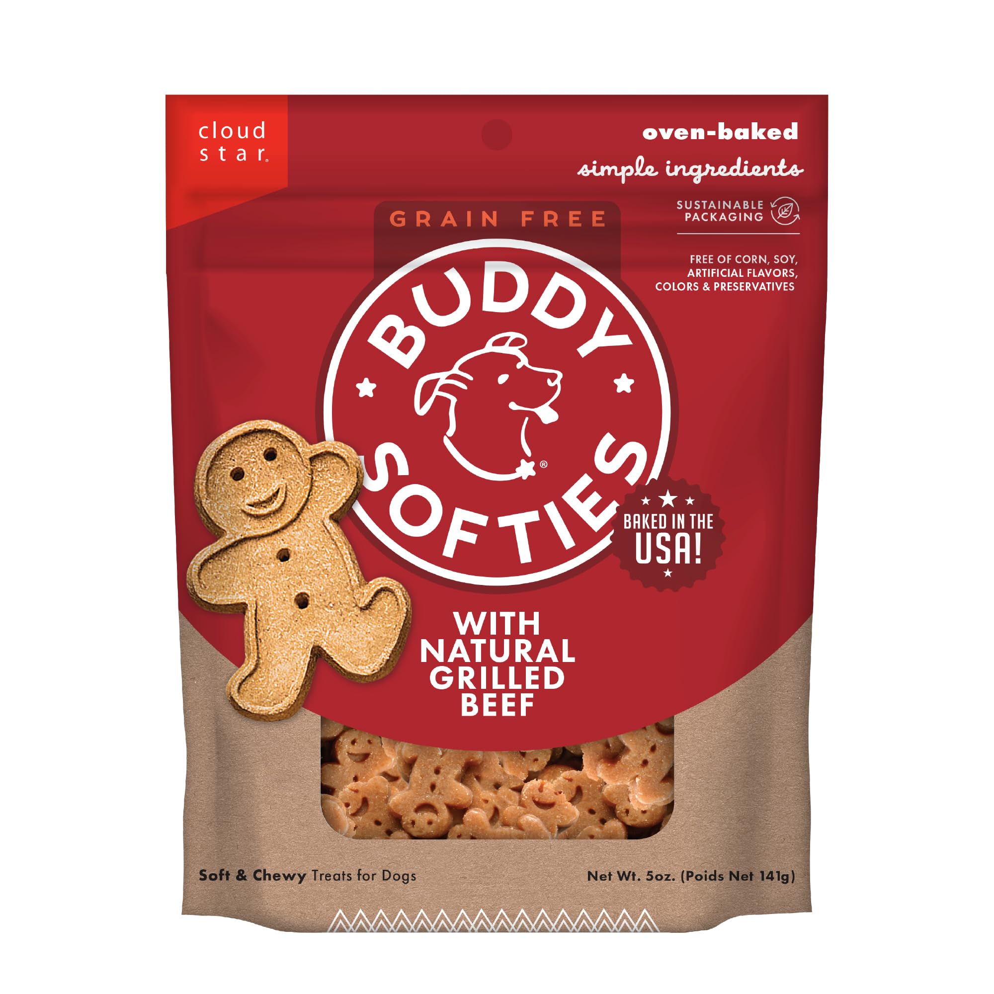 Buddy Biscuits Softies dans le sachet 5oz, récompense pratique lors de vos balades