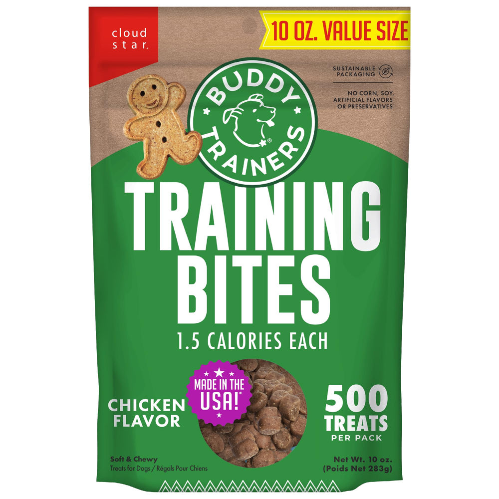 Buddy Biscuits Trainers, bouchée d'entraînement molle, idéale pour récompenser votre chien en sessions.