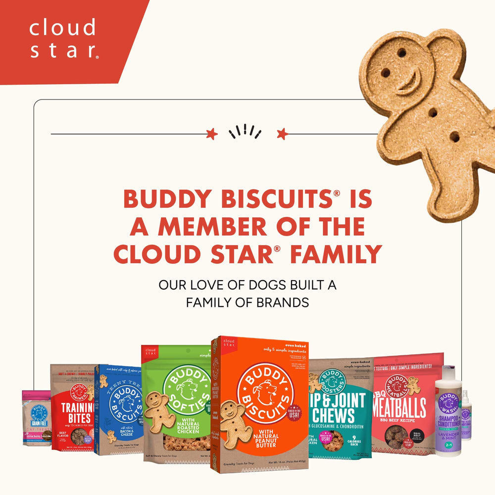 Buddy Biscuits: portion pratique, idéal pour l’entraînement quotidien.