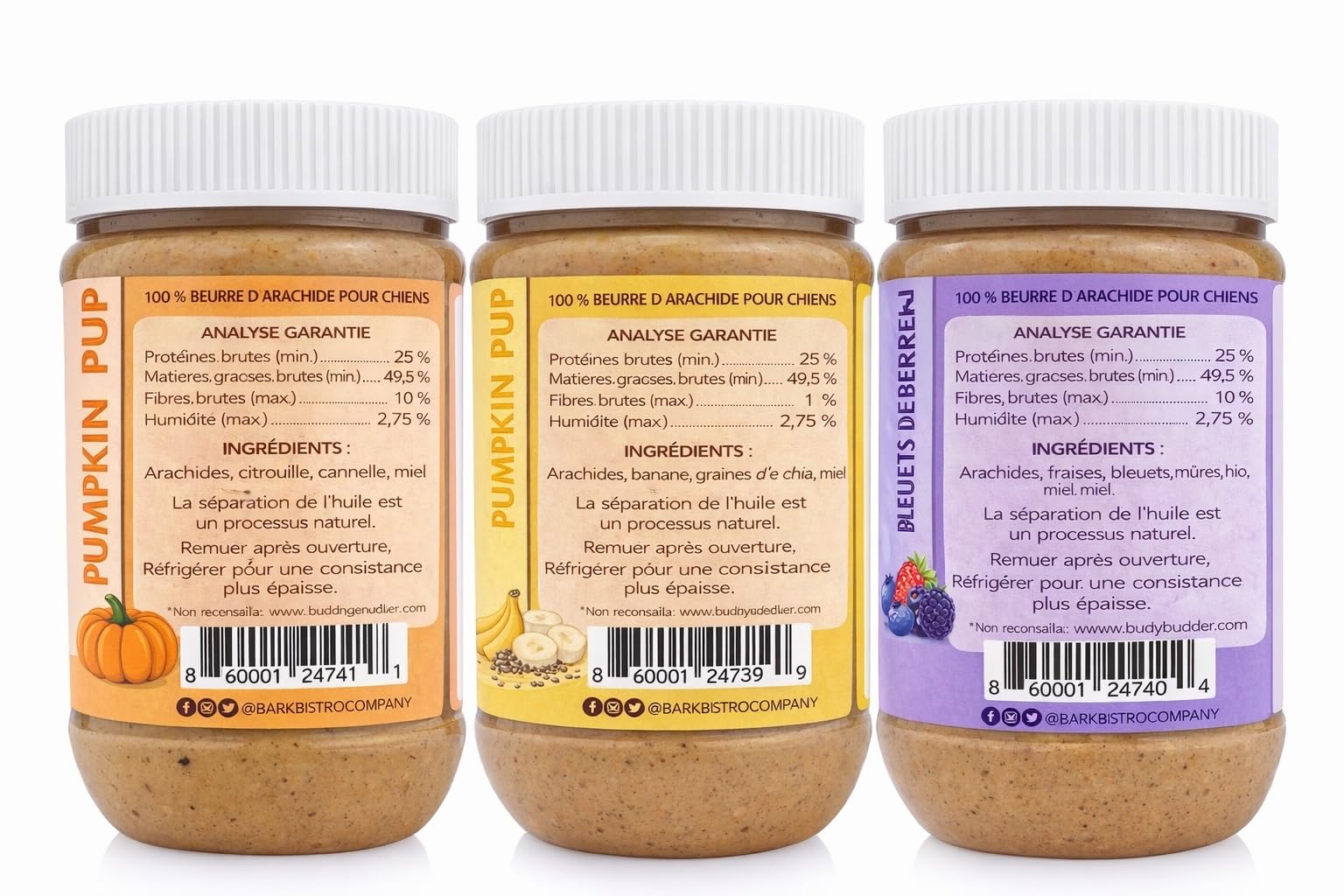 Buddy Budder cuillère et pâte de cacahuète, idéal pour remplir des jouets d’enrichissement.