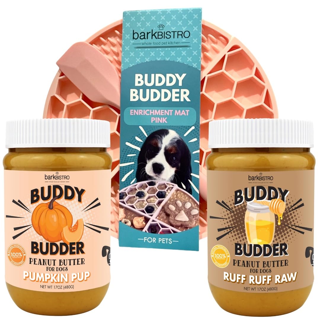 BUDDY BUDDER - pot cacahuete naturel pour chiens, parfait pour récompenser.