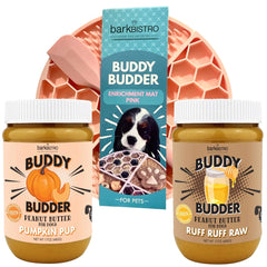 BUDDY BUDDER - pot cacahuete naturel pour chiens, parfait pour récompenser.