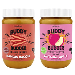 Buddy Budder Pote Pomme Bacon : friandise naturelle pour chiens.