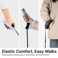 BuddyArmor grip en mousse anti-fatigue protège les mains lors des promenades.