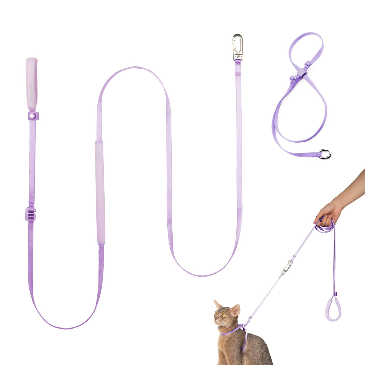 Harnais BuddyArmor anti évasion pour chats, sécurité lors des promenades.
