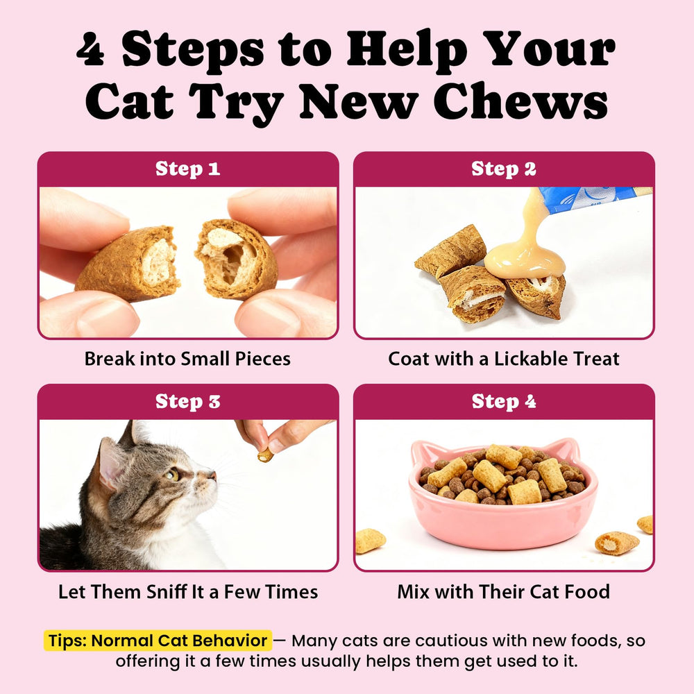 BuddyCheer friandises croquantes crémeuses chat: administration pratique et goût apprécié