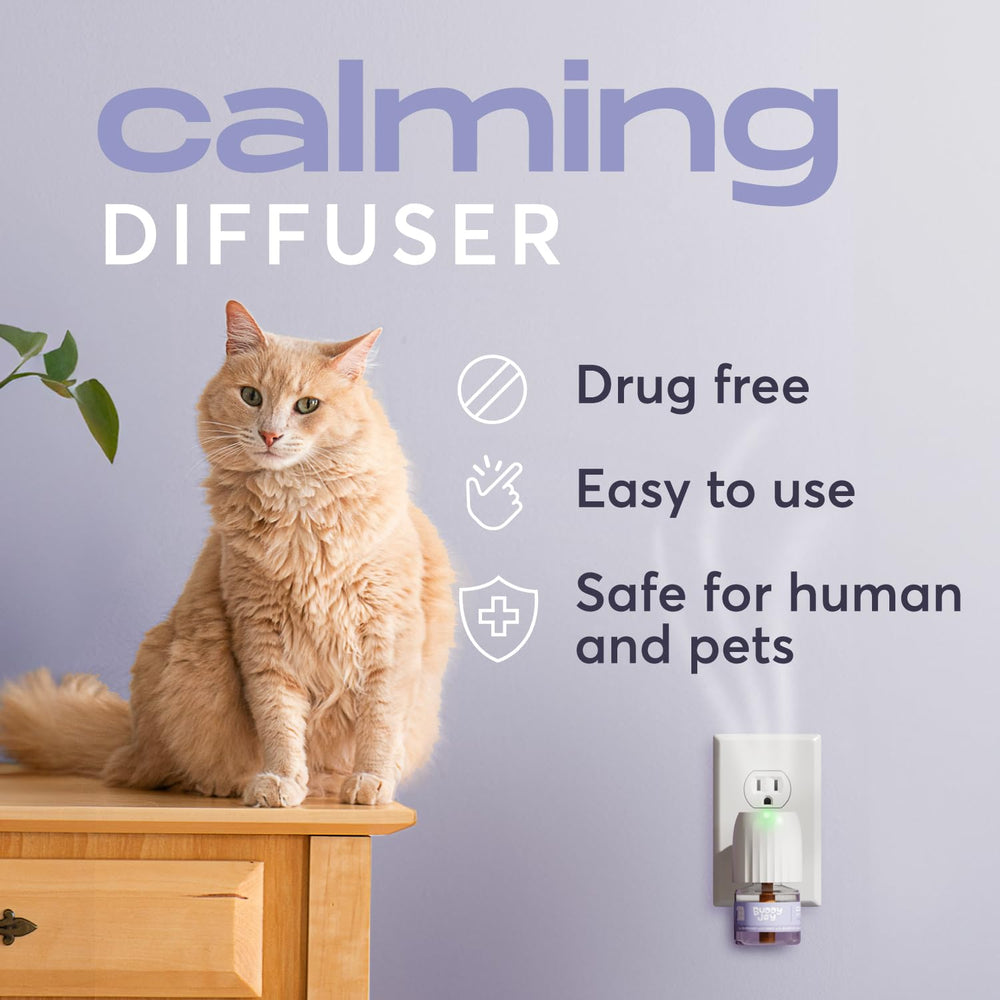 BUDDYJOY diffuseur-chat-rotation-anti-horaire compatible avec les prises.