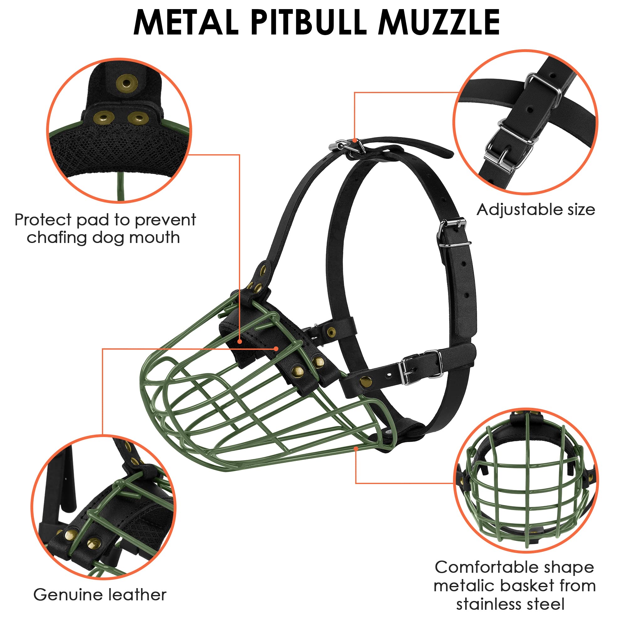 BUDKAS Pitbull: panier-fil metallique robuste pour une protection efficace.
