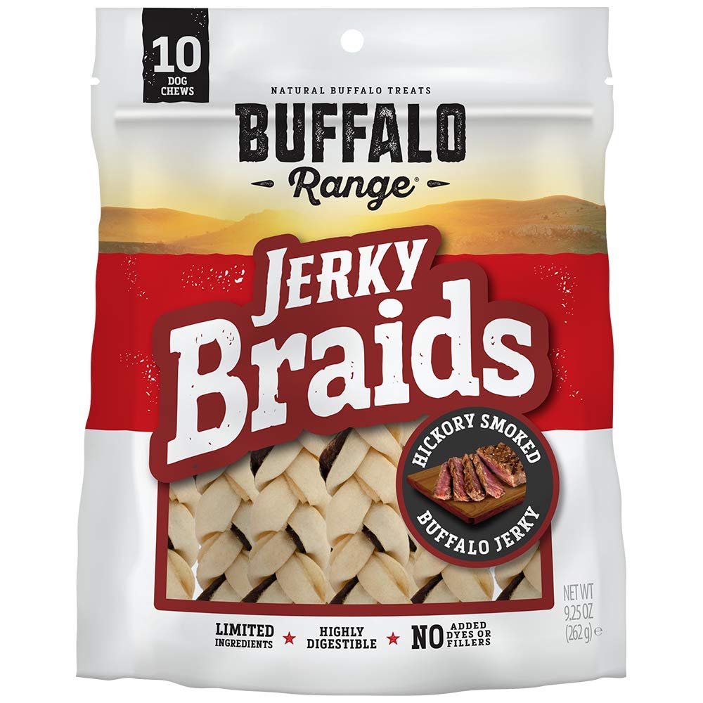 Buffalo Range emballage du produit, naturel et sans additifs.