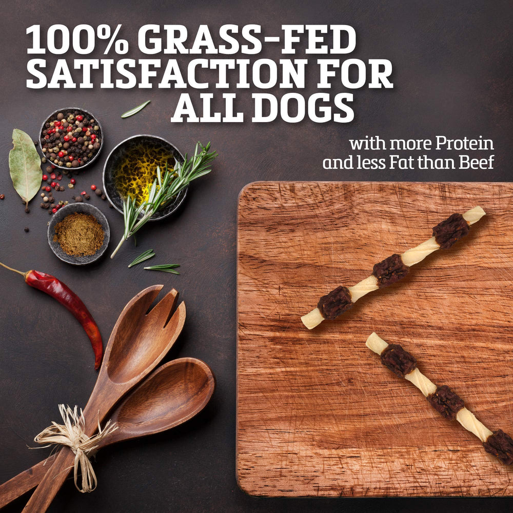 Buffalo Range: sans additifs ni colorants, friandise naturelle.
