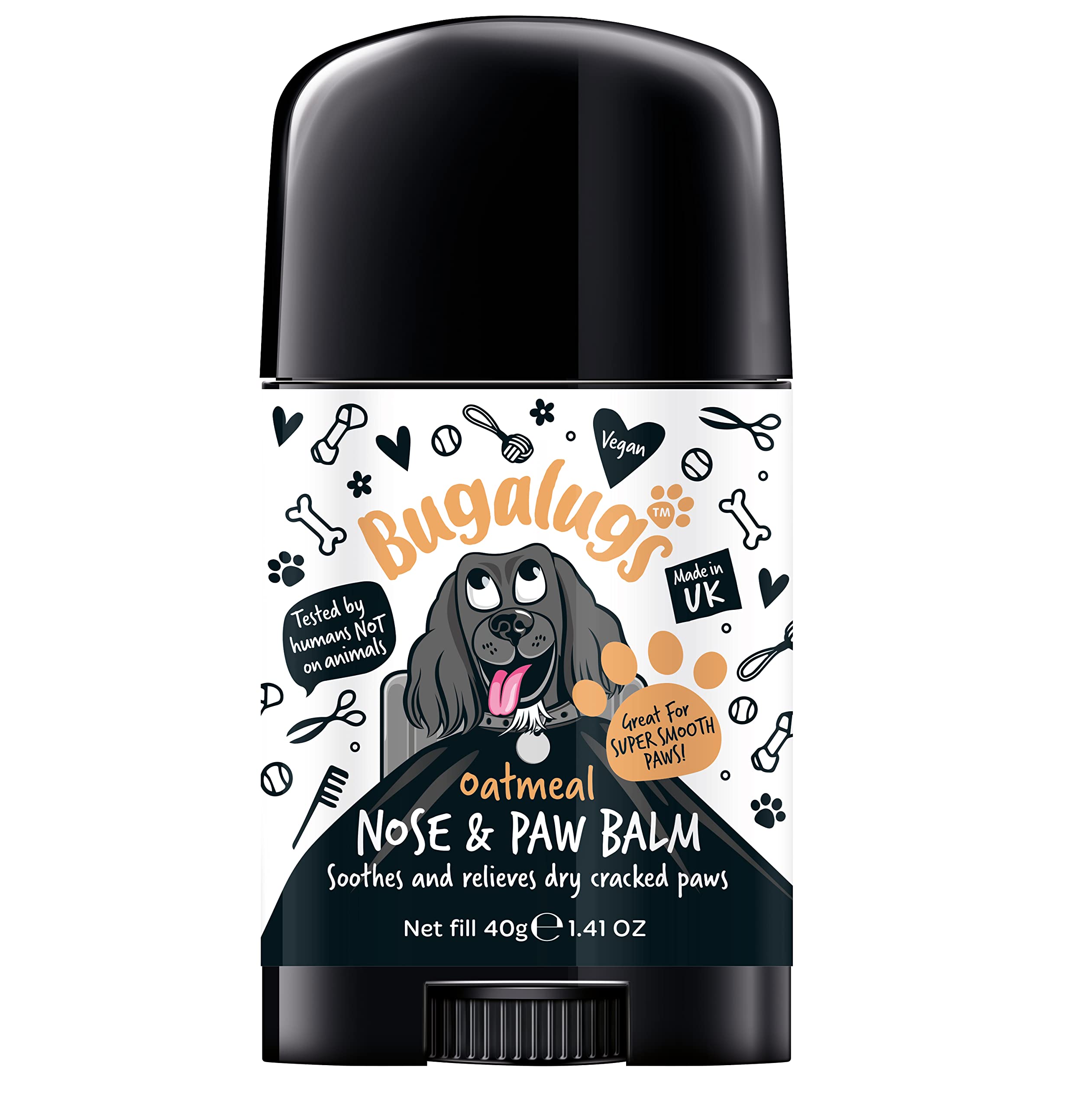 BUGALUGS baume-nez-chien: soin sûr pour nez sec et irrité.