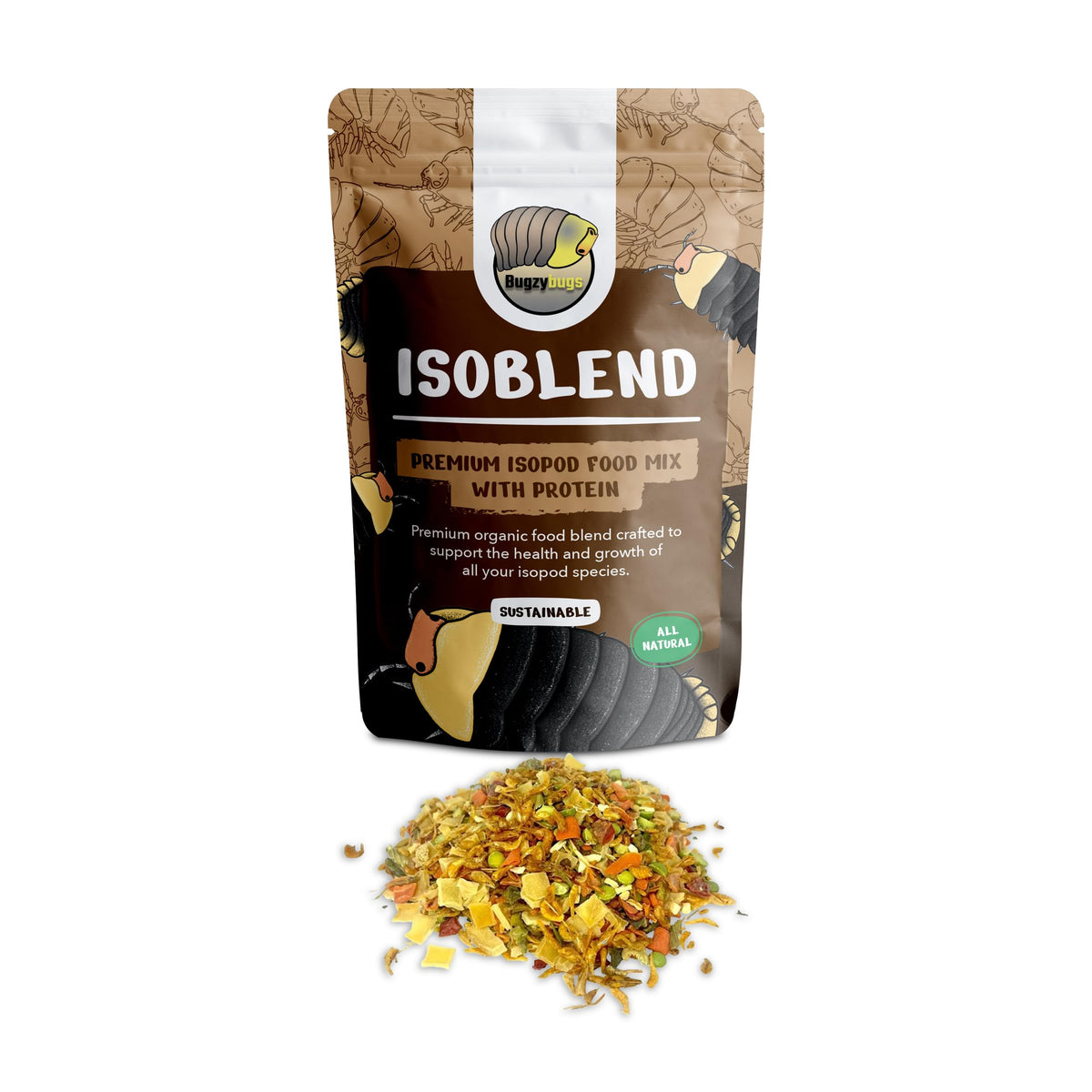 Bugzy Bugs Isoblend emballage pratique pour rangement et conservation