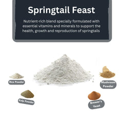 Bugzy Bugs Springtail Feast, emballage refermable facilitant le stockage et la fraîcheur du produit.
