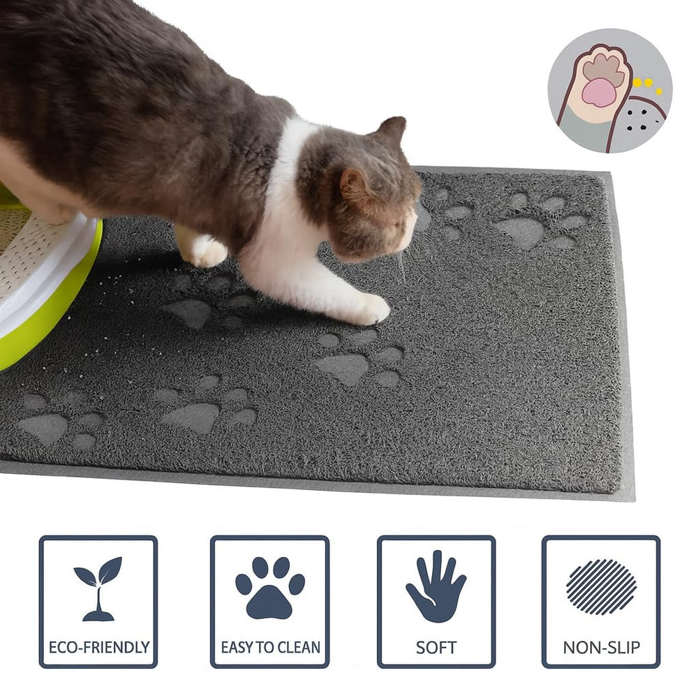 Bulk buys tapis litière : capture les grains autour de la caisse.