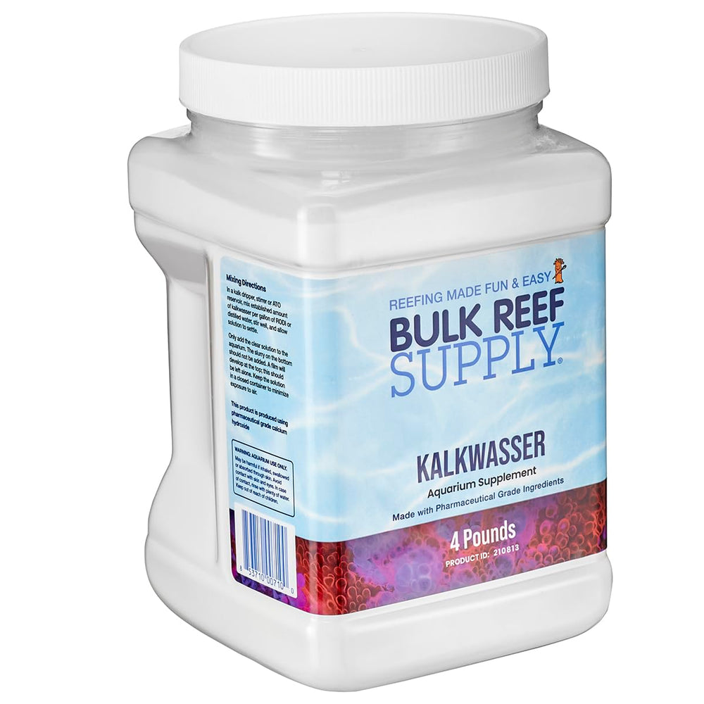 Kalkwasser Bulk Reef Supply intégré au réservoir ATO pour dosage continu