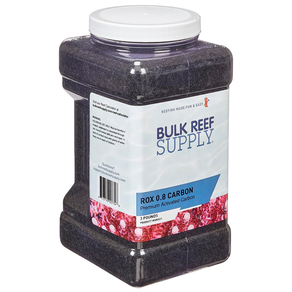 ROX 0.8 de Bulk Reef Supply, réduit les odeurs et améliore la clarté de l'eau.