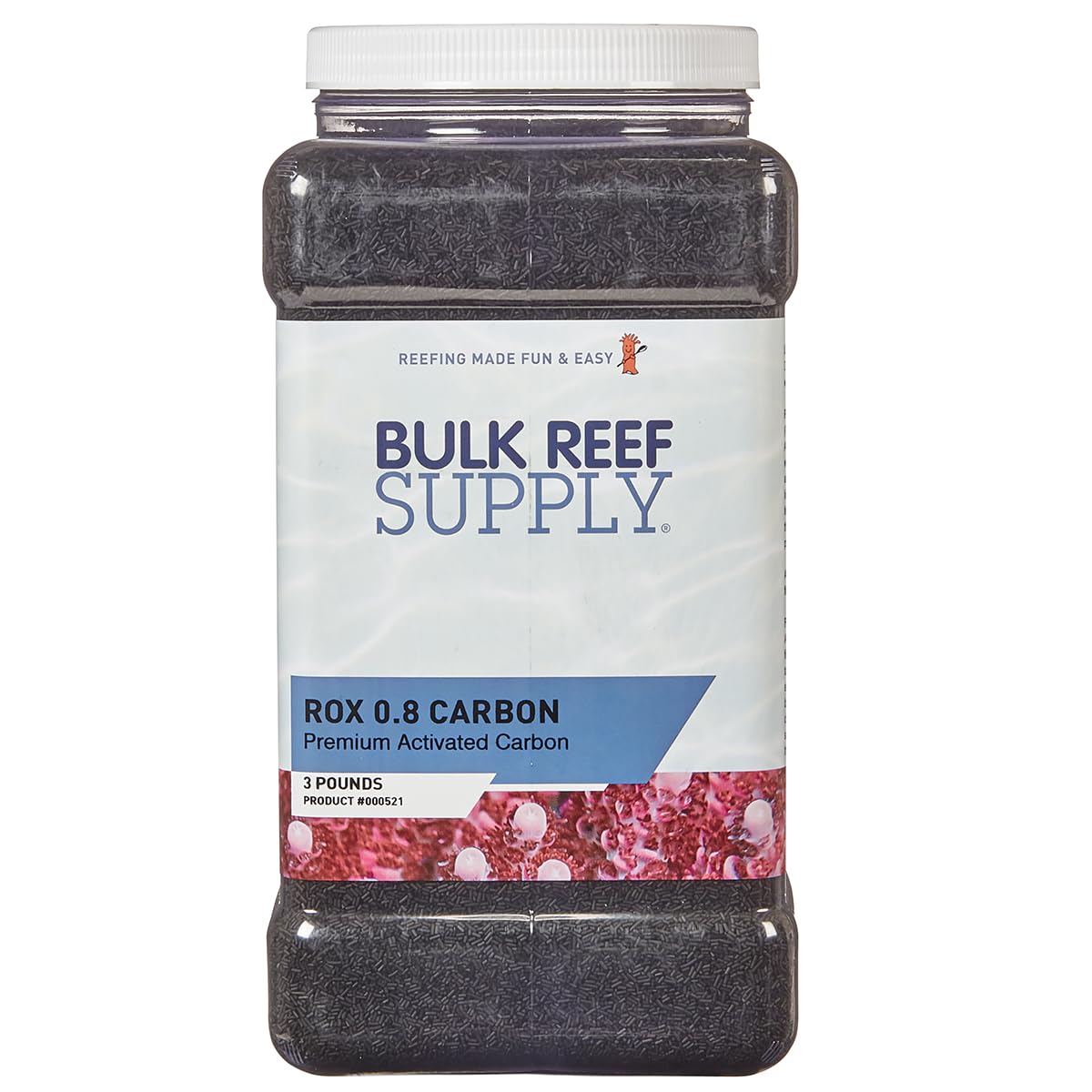 Bulk Reef Supply ROX 0.8, pellets durables pour filtration efficace de l'aquarium.