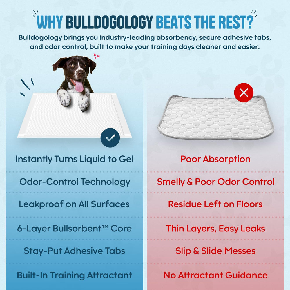 Bulldogology pads contrôle des odeurs pour intérieur frais.